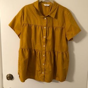 Mustard Yellow Blouse